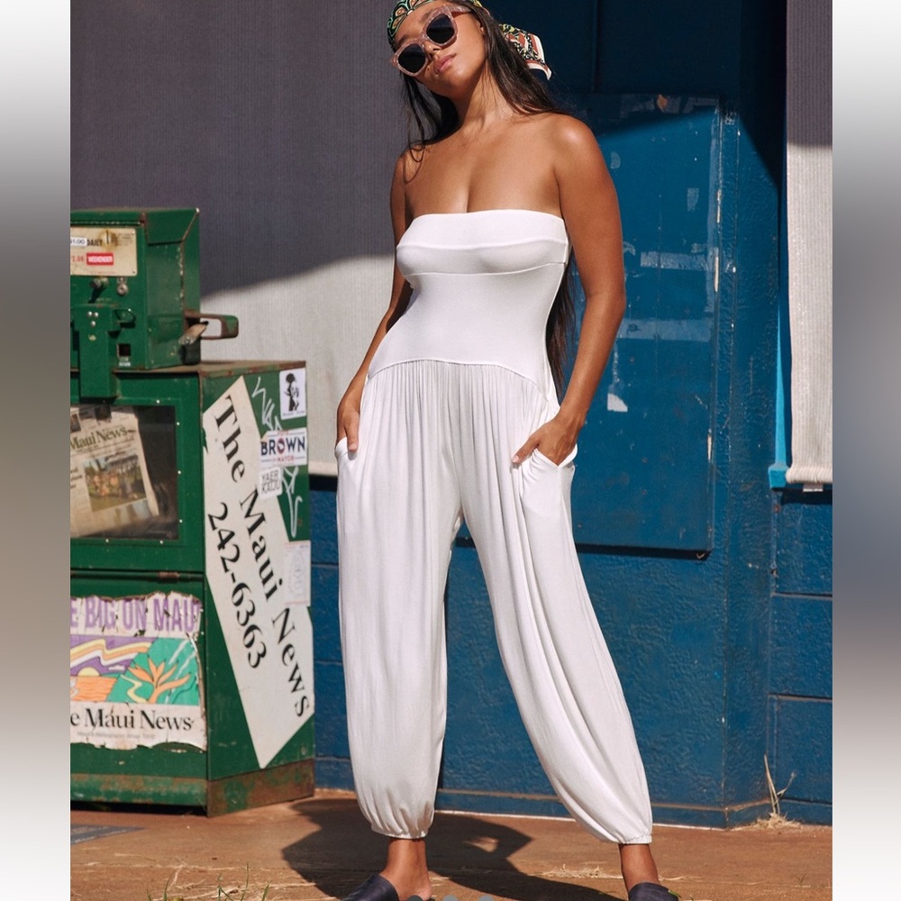 EUC Free People Mora Drop Waist One Piece